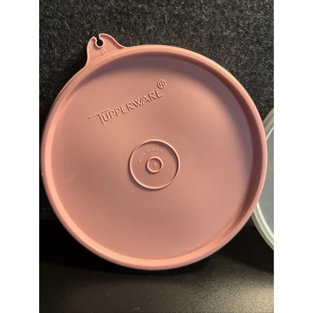 Vtg Tupperware #238-43, 238-32 Seal Replacement Lid 5‎ 1/2